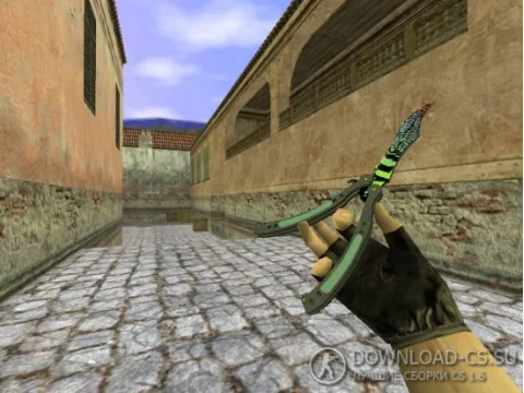 Модель ножа HD «Butterfly Knife | Superfurry» для CS 1.6