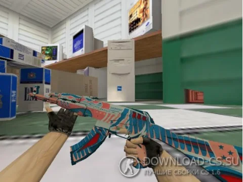 Модель HD AK-47 «Wayfarer 80» для CS 1.6