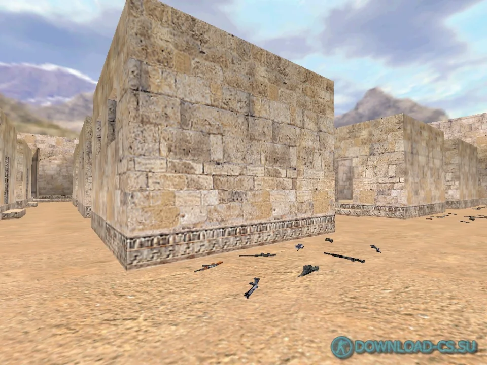 Карта fy_dustville для КС 1.6