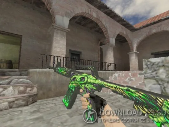 Модель HD M4A1-S «Toxicator» для CS 1.6