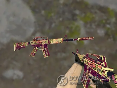 Модель M4A1 «Chantico's Fire» для CS 1.6