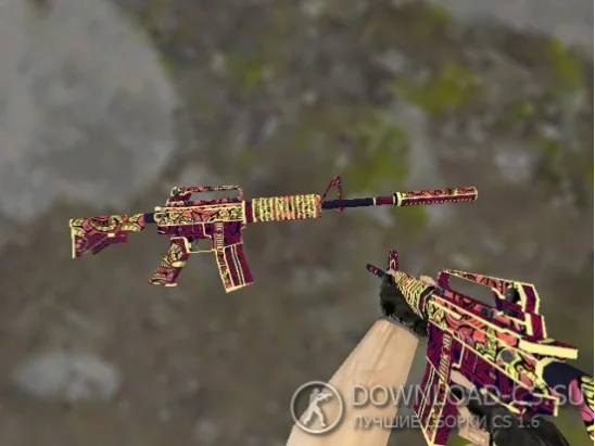 Модель M4A1 «Chantico's Fire» для CS 1.6