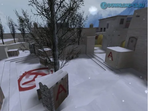 Карта de_mirage_winter из CS:GO для CS 1.6