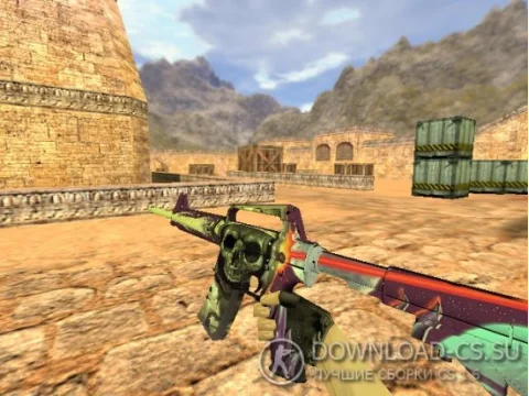 Модель HD M4A1-S «Desolate Space» для CS 1.6