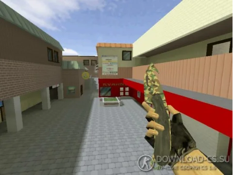 Модель ножа HD «Gut Knife | Forest Camouflage» для CS 1.6