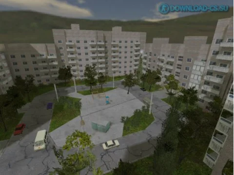 Карта cs_kvartal2 для CS 1.6
