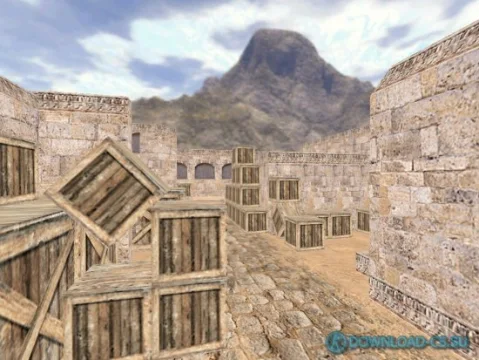 Карта fy_dust_long_indentic для КС 1.6