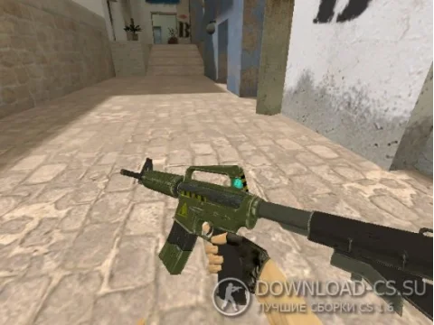 Модель HD M4A1-S «Mk. II» для CS 1.6