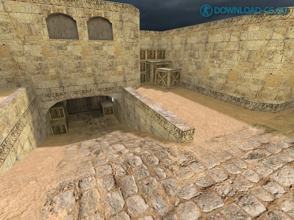 Карта 3d_aim_dust2 для CS 1.6