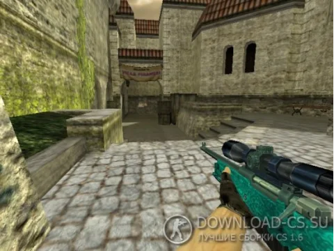 Модель AWP «Blue Batik» для CS 1.6
