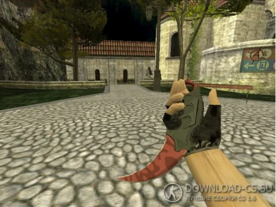 Модель ножа HD «Karambit | Slaughter» для CS 1.6