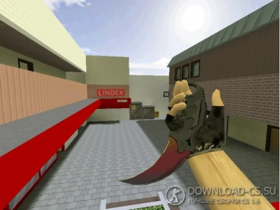Модель ножа HD «Karambit | Fade» для CS 1.6