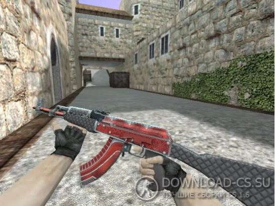 Модель HD AK-47 «Ruby» для CS 1.6
