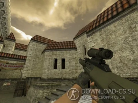 Модель AUG из CS:GO для CS 1.6