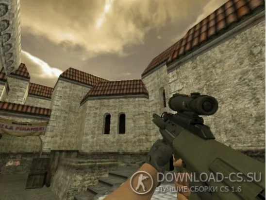 Модель AUG из CS:GO для CS 1.6