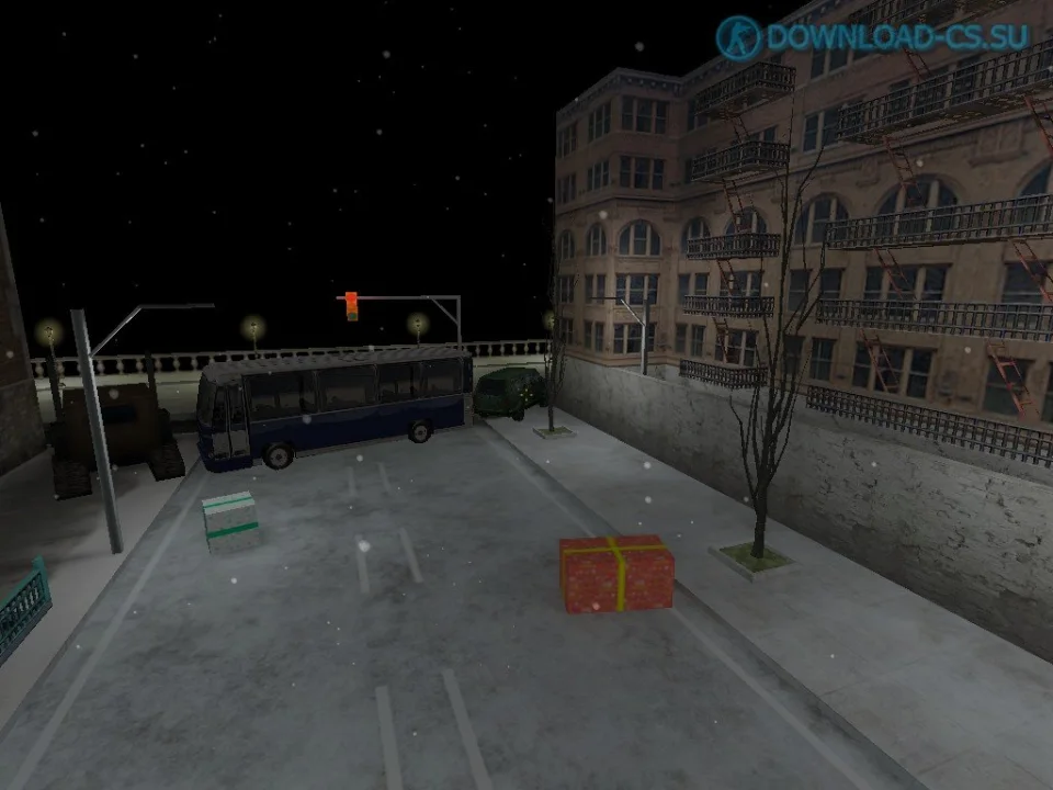 Карта awp_xmas_streets для CS 1.6