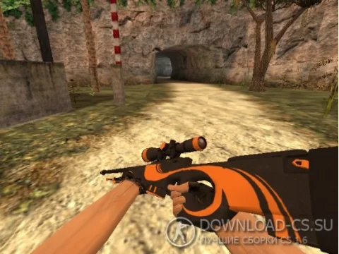 Модель HD AWP «Orange Dash» для CS 1.6