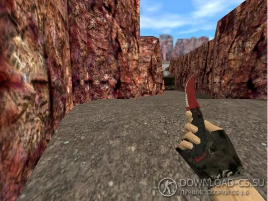 Модель ножа HD «Flip Knife | Crimson Web» для CS 1.6