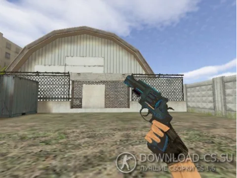Модель HD R8 Revolver «Plasmax» для CS 1.6