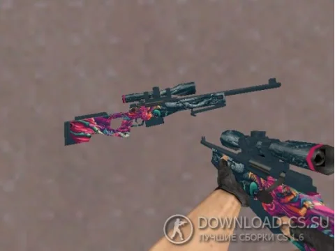 Модель AWP «Hyper Beast» для CS 1.6