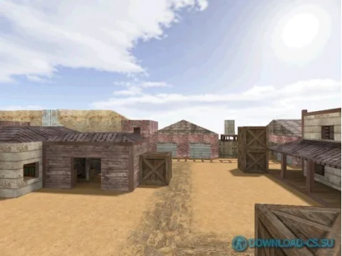 Карта de_desert_west для КС 1.6