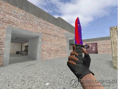 Модель ножа «Штык-нож M9 | Red Bubbles» для CS 1.6