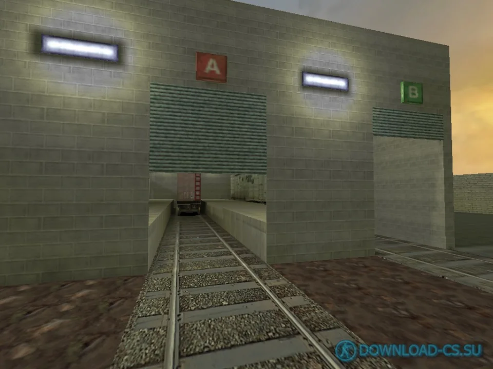 Карта cs_train_yard для КС 1.6
