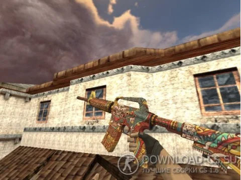 Модель HD M4A1-S «Calamity» для CS 1.6