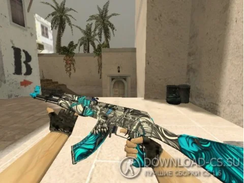 Модель HD AK-47 «Tokolosi Neptune» для CS 1.6