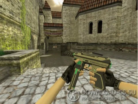 Модель HD Tec-9 «Cyber» для CS 1.6