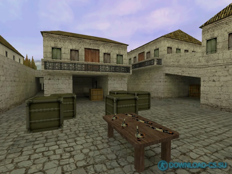 Карта de_damage_village для КС 1.6