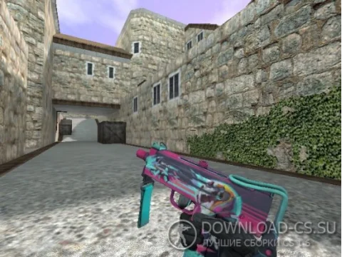 Модель MAC-10 «Neon Rider» для CS 1.6