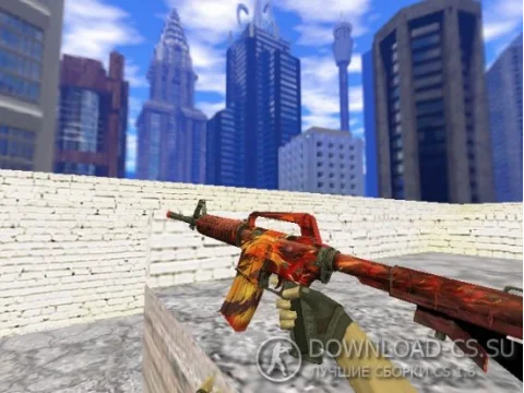 Модель HD M4A1-S «Chicken Revenge» для CS 1.6