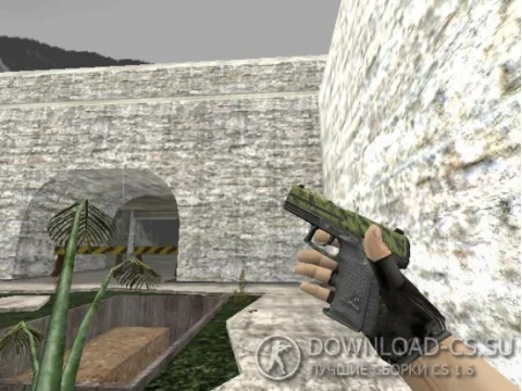 Модель HD P2000 «Jungle Tiger» для CS 1.6