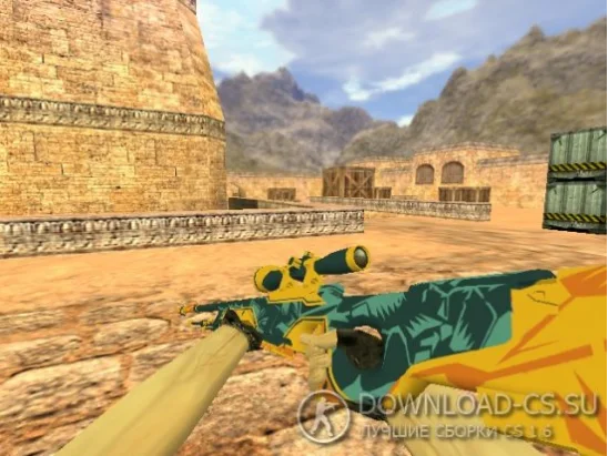 Модель HD AWP «Blue Angel» для CS 1.6