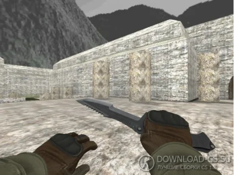 Модель ножа «Huntsman из CS:GO» для CS 1.6