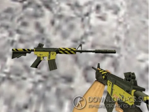 Модель M4A4 «Nuclear» для CS 1.6