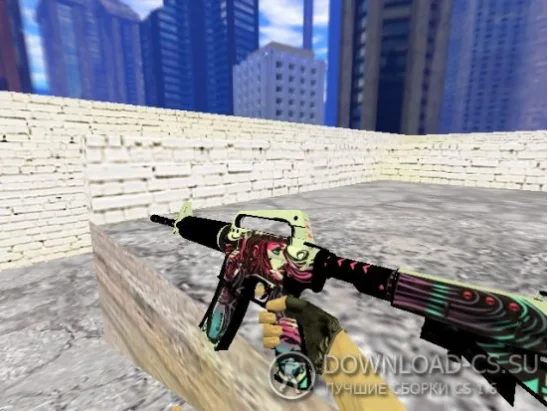 Модель HD M4A1-S «Neo-Noir» для CS 1.6