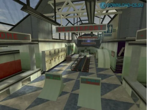 Карта de_airport для CS 1.6