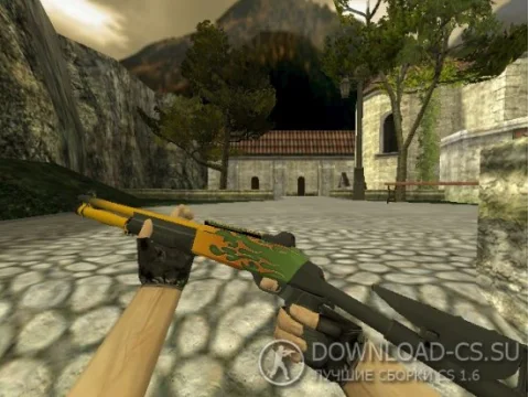 Модель HD XM1014 «Горелка Теклу» для CS 1.6