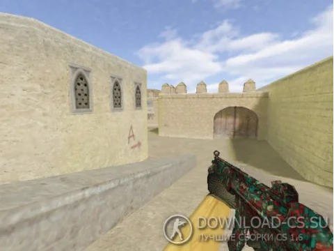Модель MP5 «Graffited» для CS 1.6