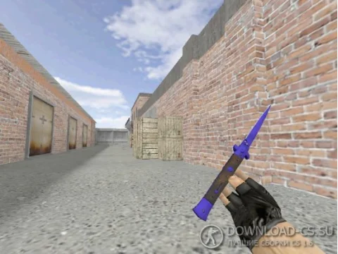 Модель ножа HD «Stiletto | Sapphire» для CS 1.6