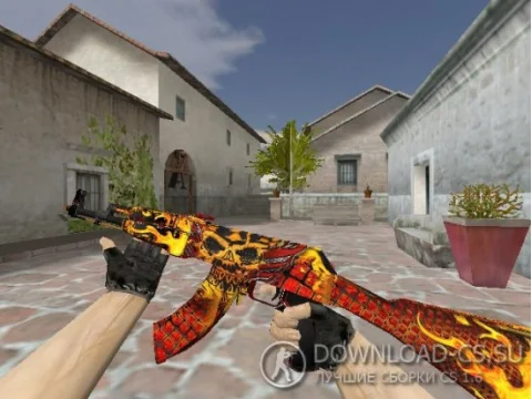 Модель HD AK-47 «Purgatory» для CS 1.6