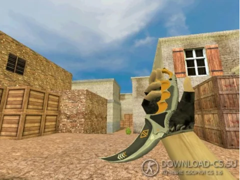 Модель ножа HD «Karambit | Asiimov Reworked» для CS 1.6