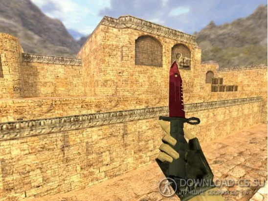 Модель ножа HD «M9 Bayonet | Gamma Doppler: Ruby» для CS 1.6