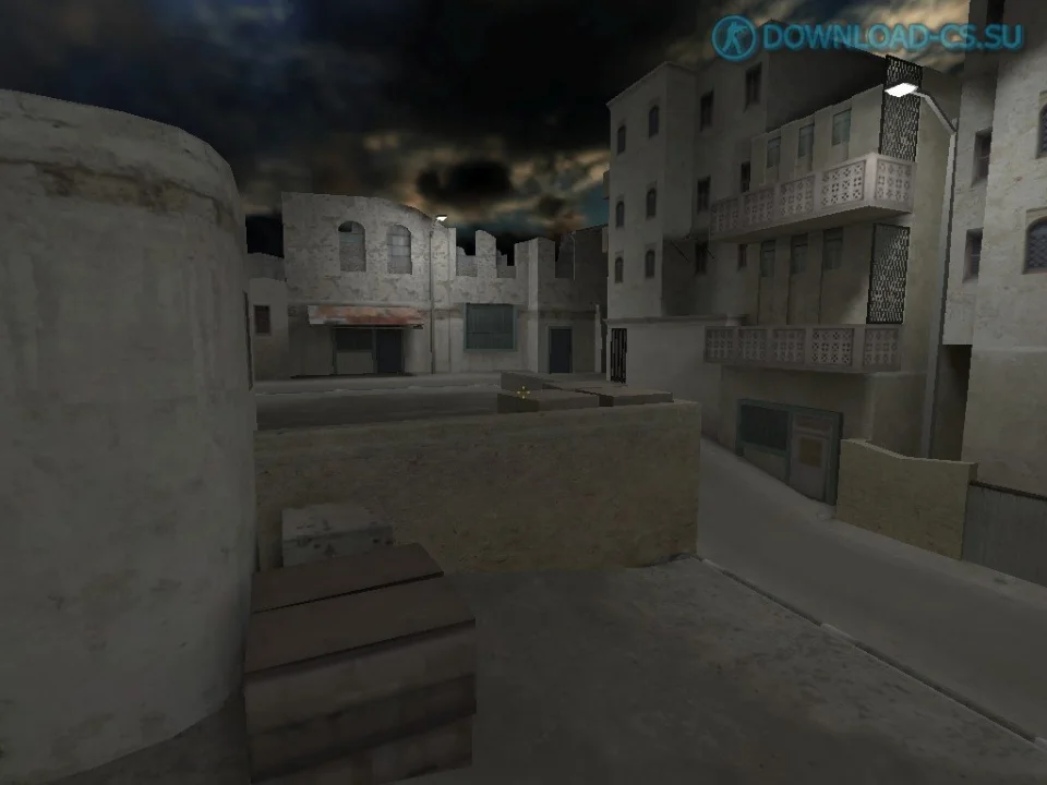 Карта de_dust2_night из CS:GO для CS 1.6