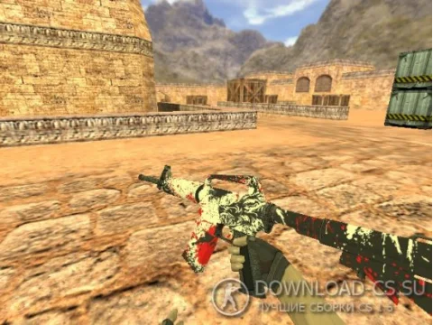 Модель M4A1-S «Victim» для CS 1.6