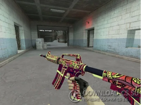 Модель HD M4A1-S «Chantico's Fire» для CS 1.6