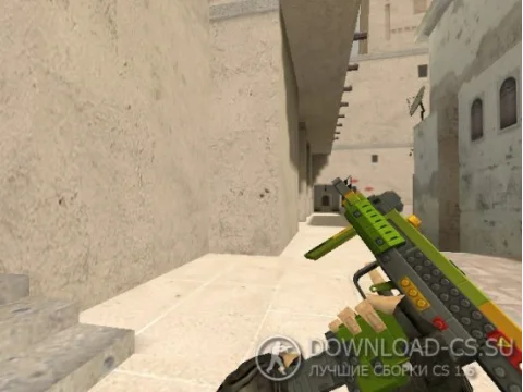 Модель MAC-10 «Lego» для CS 1.6