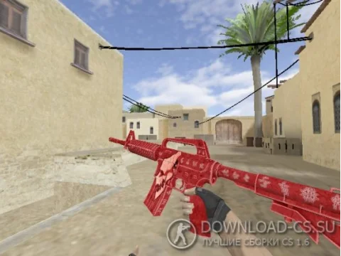 Модель HD M4A1-S «Demonology» для CS 1.6